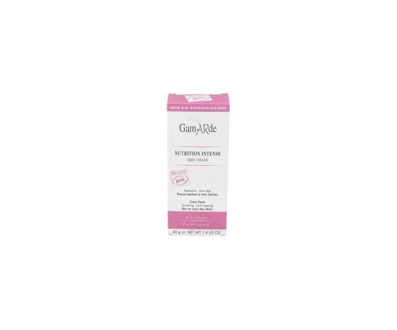 Crema nutrición intensa bio 40 gr Gamarde
