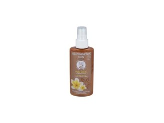 Aceite seco radiante con purpurina bio