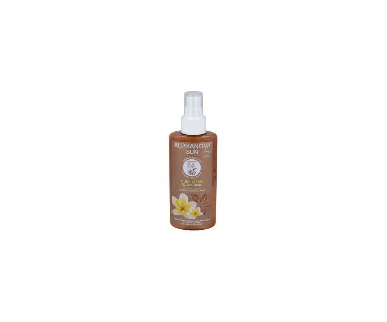 Aceite seco radiante con purpurina bio 125 ml Alphanova