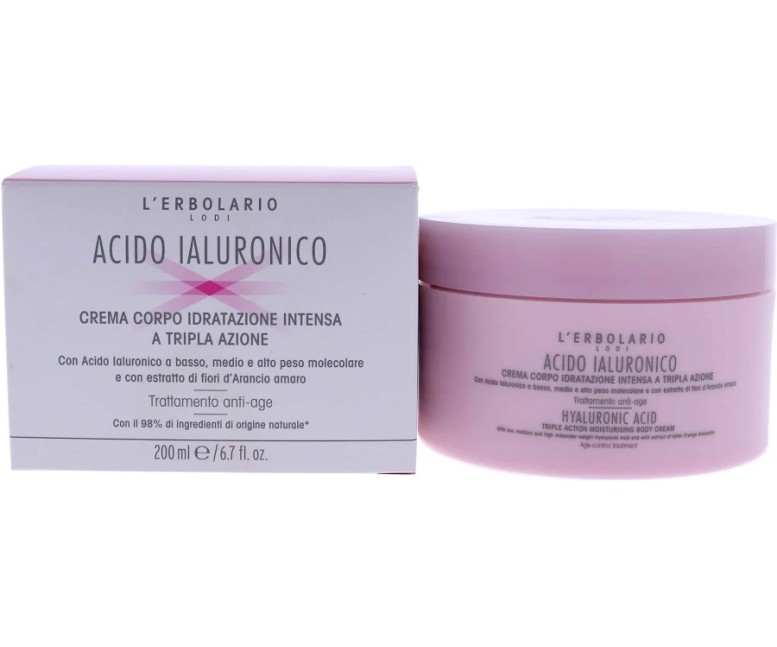 Ácido hialurónico crema cuerpo intensiva 200 ml L'Erbolario
