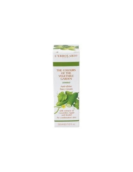 Colores del huerto crema facial anti brillo 50 ml L'Erbolario