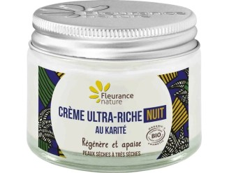 Crema de noche ultra rica con karité bio