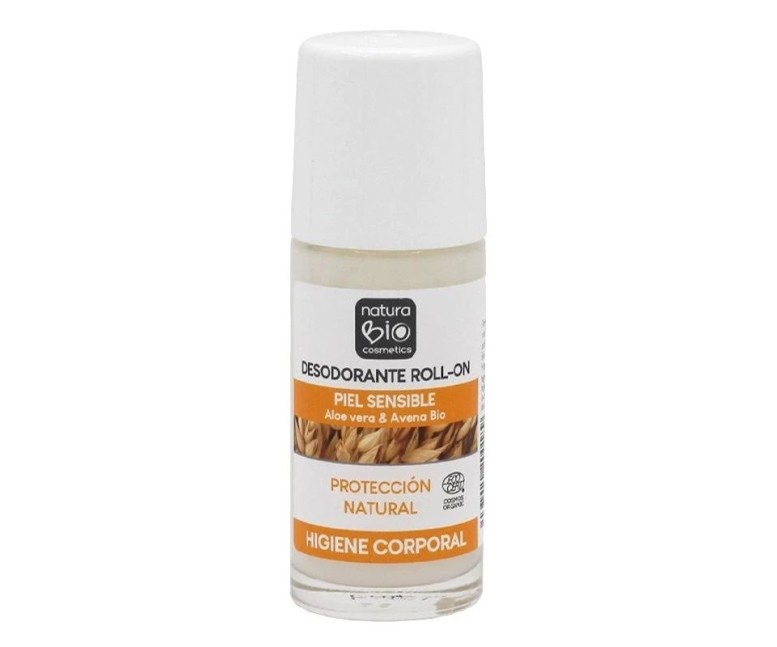 Desodorante aloe-avena roll-on bio 50 ml NaturaBIO Cosmetics