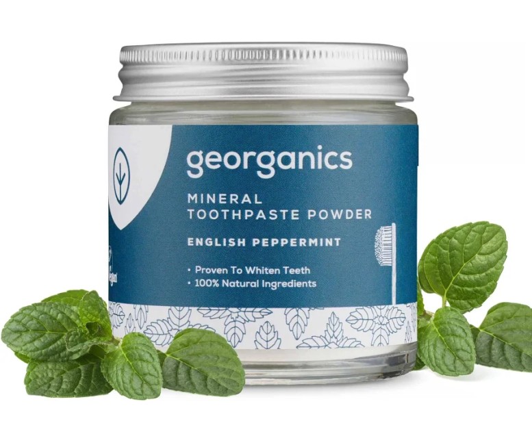Dentífrico mineral menta polvo 60 ml Georganics