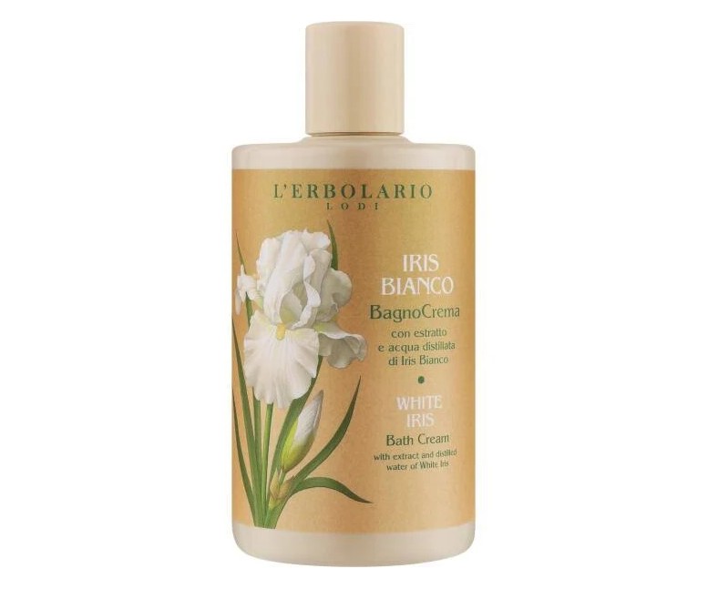 Iris blanco el de baño crema 300 ml L'Erbolario