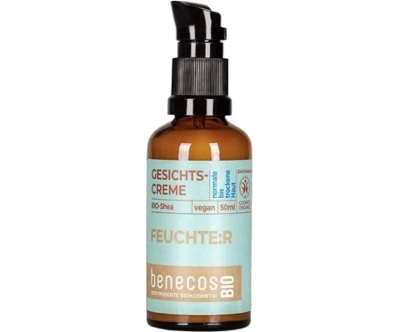 Crema facial piel normal y seca karité bio 50 ml Benecos