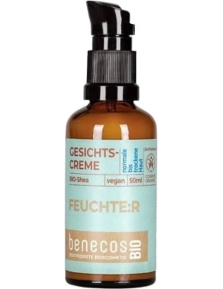 Crema facial piel normal y seca karité bio 50 ml Benecos