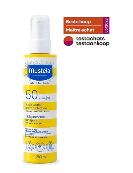 Spray solar spf50 familia 200 ml Mustela