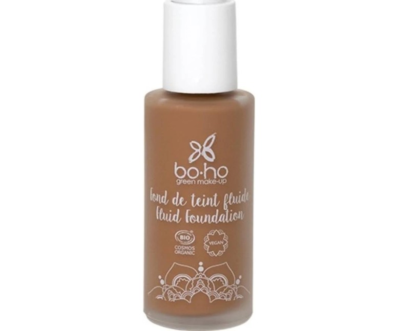 Base de maquillaje fluida 08 castaño frío bio 30 ml Boho