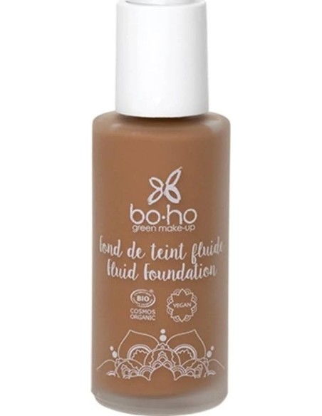 Base de maquillaje fluida 08 castaño frío bio 30 ml Boho