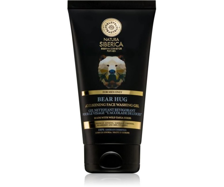 Bear hug men gel limpieza facial 150 ml Natura Siberica