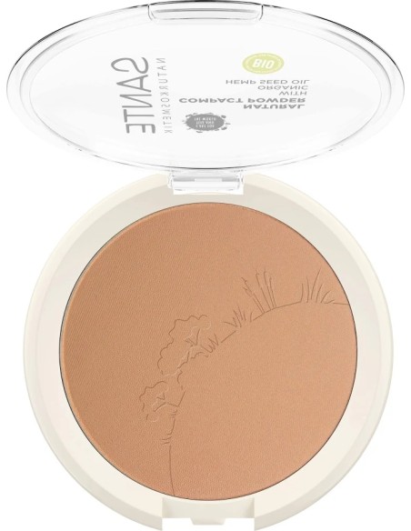 Maquillaje compacto 03 warm honey 9 gr Sante