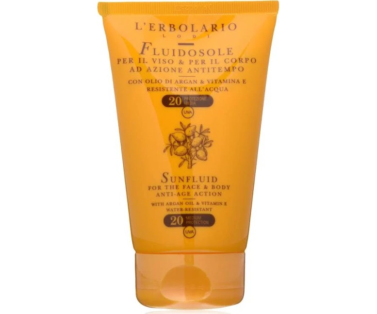 Solar fluidosol cara cuerpo antitiempo 125 ml L'Erbolario