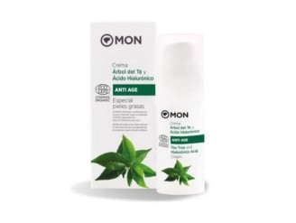Crema facial árbol del té y ac. hialur. bio.