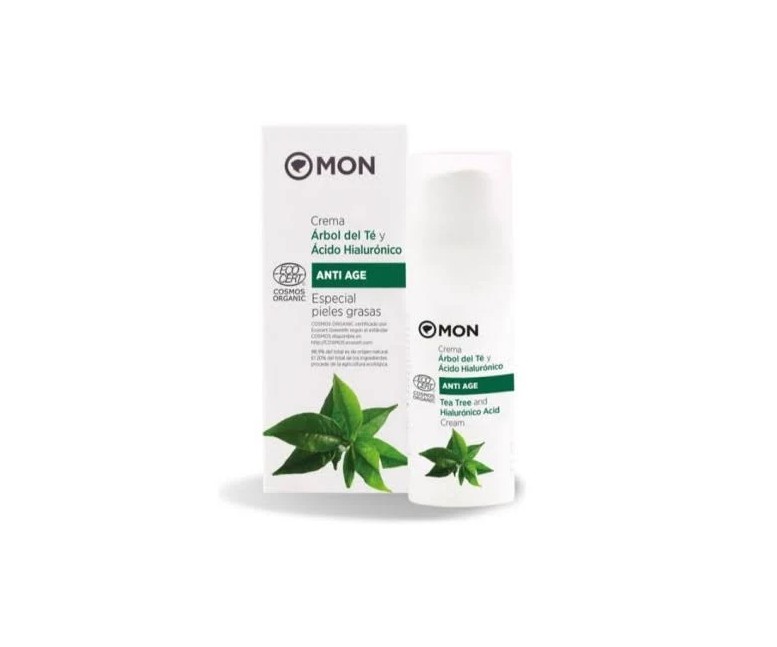Crema facial árbol del té y ac. hialur. bio. 50 ml Mon deconatur