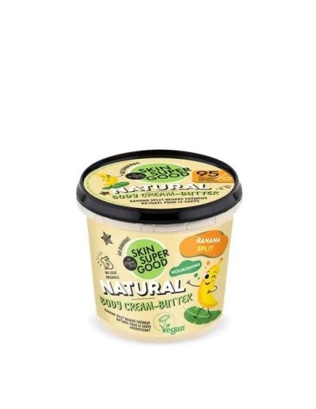 Crema de manteca corporal banana split 360 ml Skin Super Good