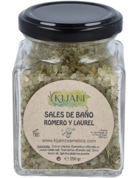 Sales de baño romero 300 gr Kijani