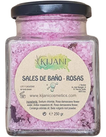 Sales de baño rosas 300 gr Kijani