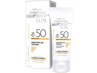 Gerovital crema solar spf50 tono dorado