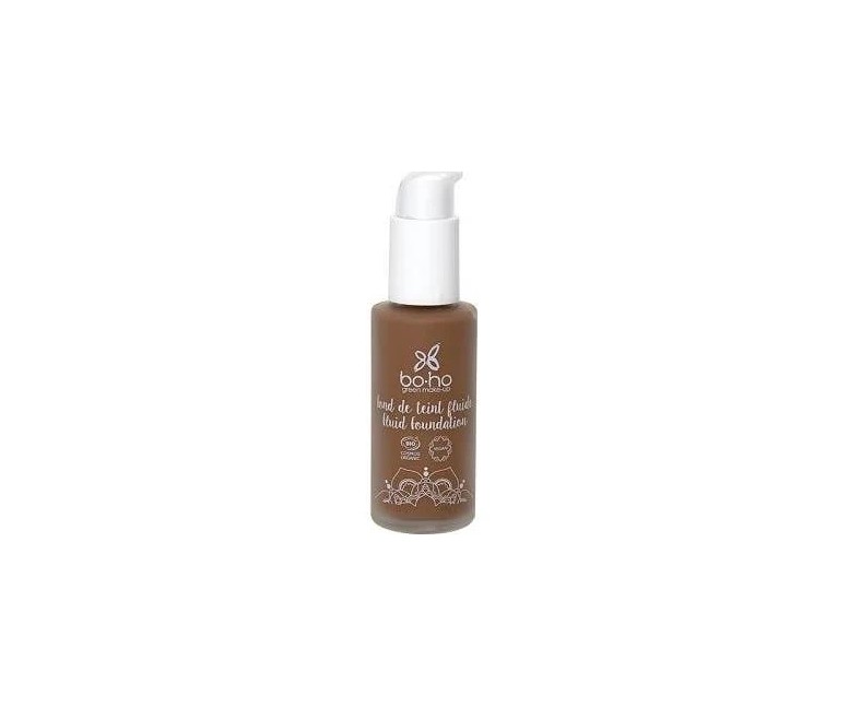 Base de maquillaje fluida cafe con leche bio 30 ml Boho