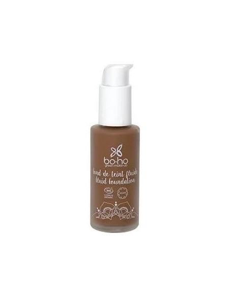 Base de maquillaje fluida cafe con leche bio 30 ml Boho