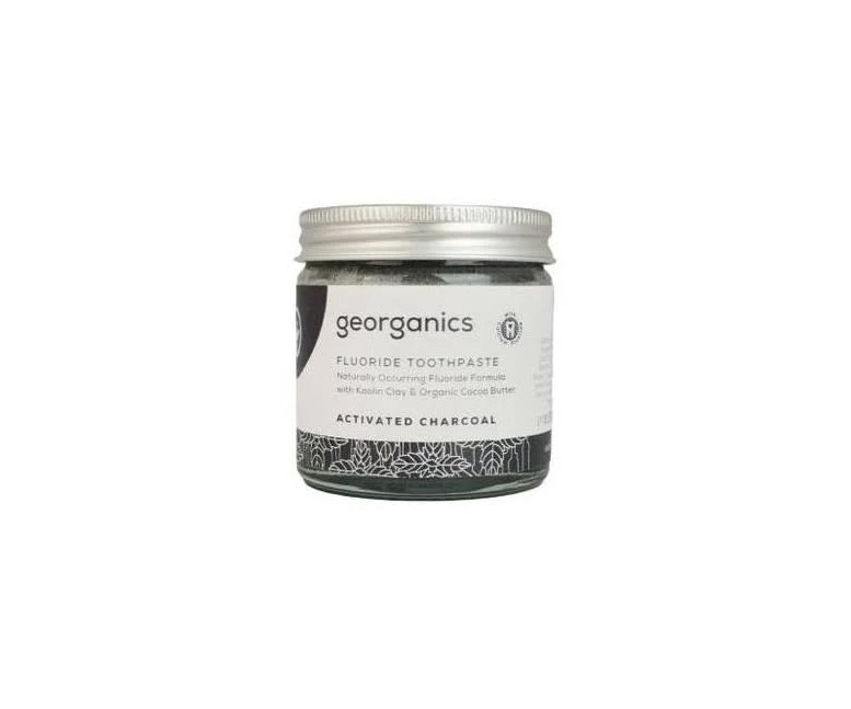 Dentífrico fluor carbón activado 60 ml Georganics