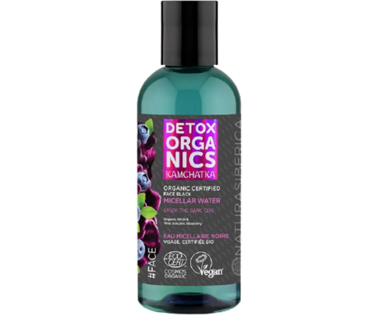 Detox agua micelar facial negra eco vegan 170 ml Natura Siberica
