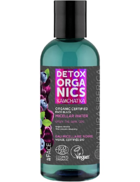 Detox agua micelar facial negra eco vegan 170 ml Natura Siberica