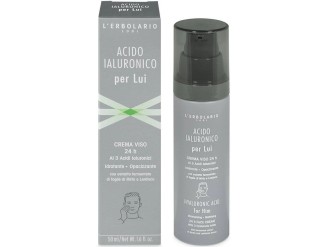 Ácido hialurónico hombre crema cara 24 horas