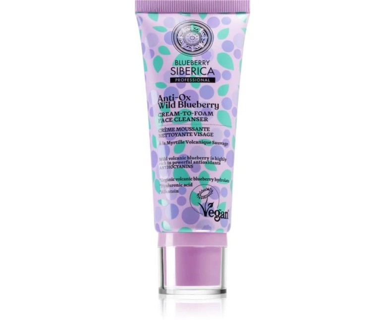 Anti-ox wild blueberry crema facial limpiadora 100 ml Natura Siberica