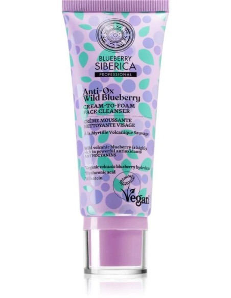 Anti-ox wild blueberry crema facial limpiadora 100 ml Natura Siberica