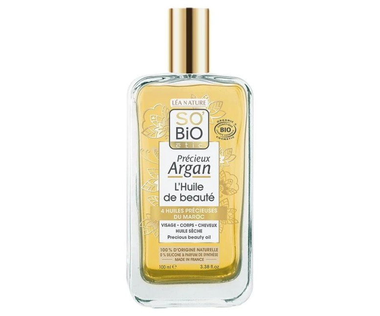Aceite seco cara, cuerpo, cabello argán 100 ml So Bio Etic