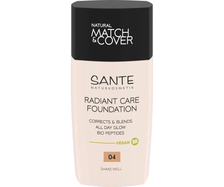 Maquillaje fluido radiant care 04 rose amber 30 ml Sante