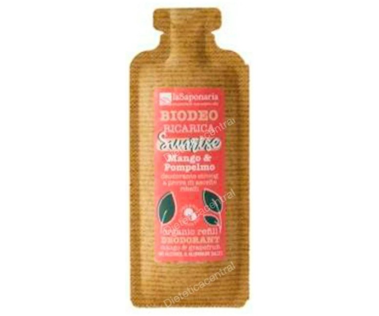 Recarga roll-on biodeo sunrise tropical 40 ml LA SAPONARIA