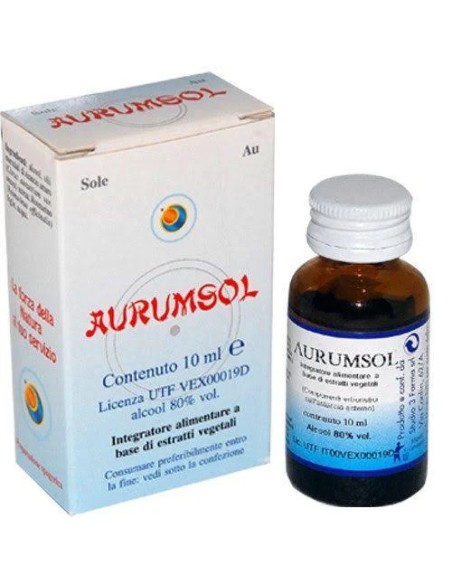 Aurumsol gotas 10 ml HERBOPLANET