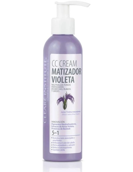 Matizador violeta cc cream 200 ml Cleare Institute