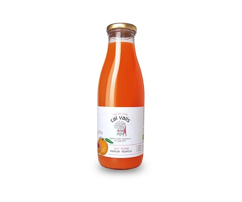 Zumo de pomelo rosa eco 750 ml Cal Valls