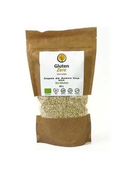 Copos de avena finos eco sg 500 gr Gluten Zero