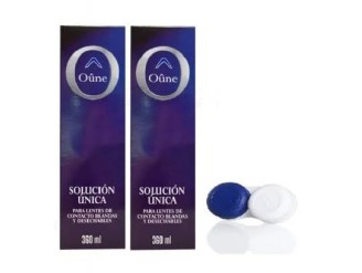 Ouñe solución única lentillas pack