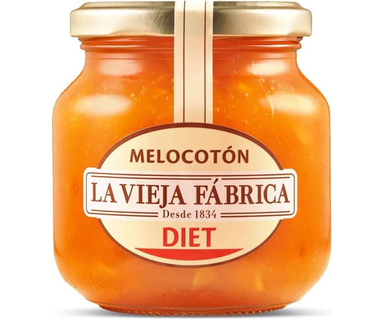 Mermelada de melocotón diet 280 gr La Vieja Fabrica