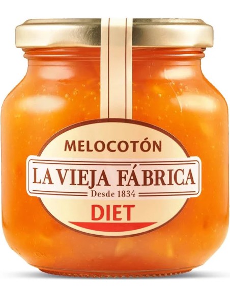 Mermelada de melocotón diet 280 gr La Vieja Fabrica