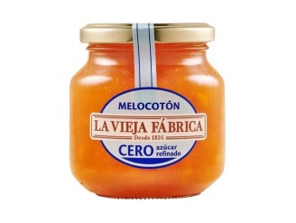 Mermelada de melocotón cero azúcar refinado