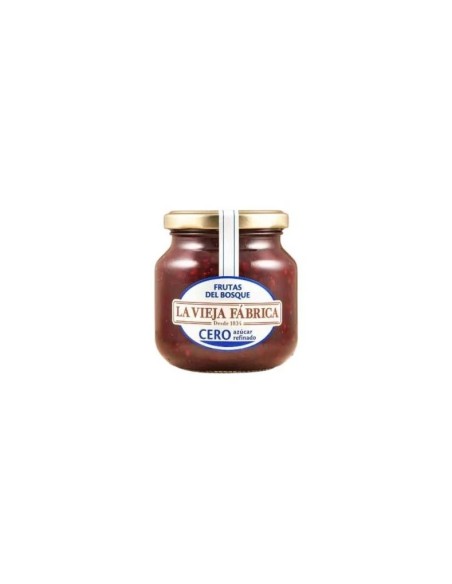 Mermelada de fruta del bosque cero azúcar refinado 280 gr La Vieja Fábrica
