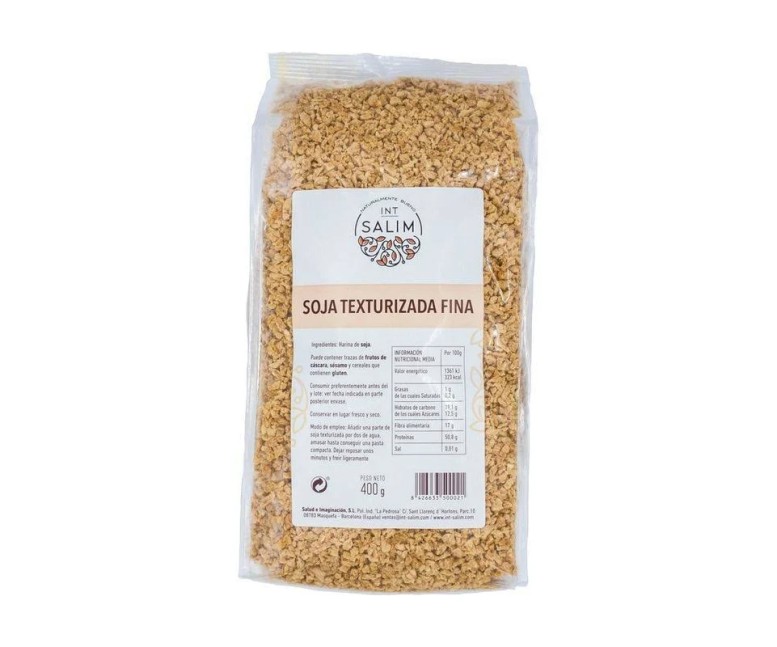 Soja texturizada fina 400 gr Int Salim