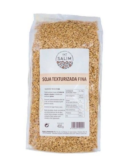 Soja texturizada fina 400 gr Int Salim