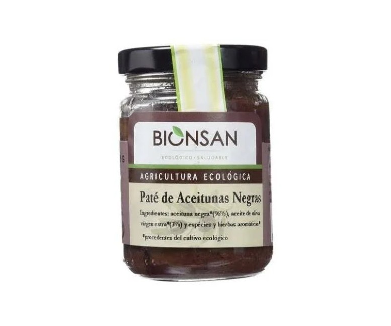 Paté de aceitunas negras eco 140 gr Bionsan