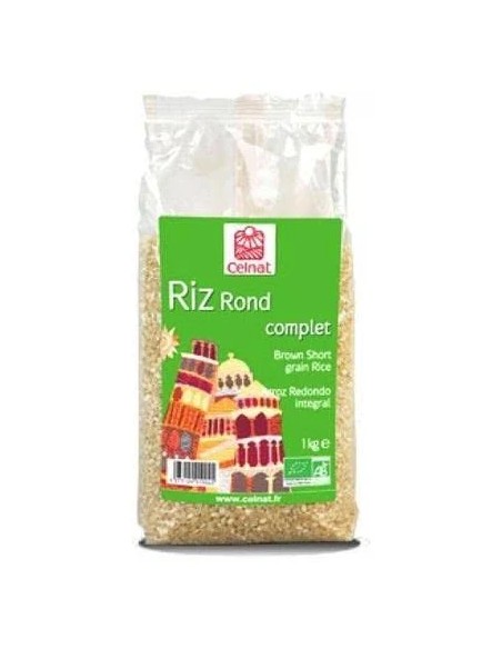 Arroz redondo integral bio - celnat 1 kg Celnat