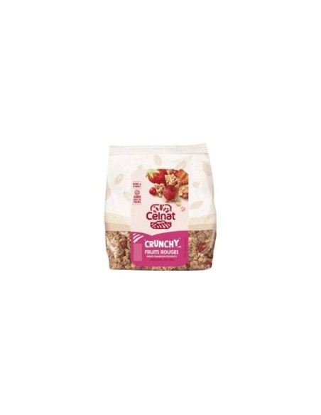 Muesli crunchy frutos rojos bio 500 gr Celnat