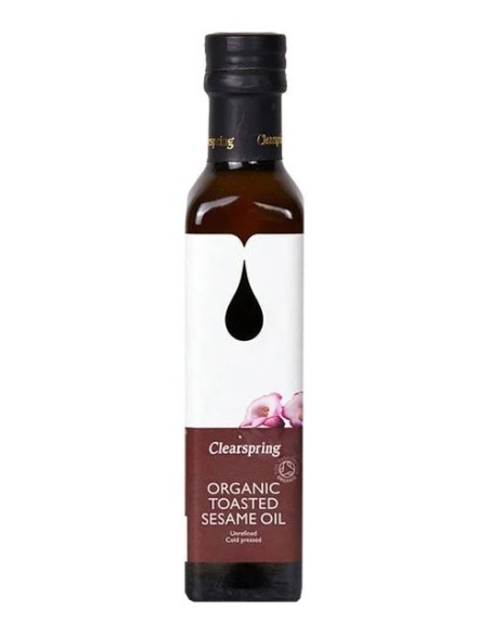 Aceite de sésamo tostado 500 ml Clearspring