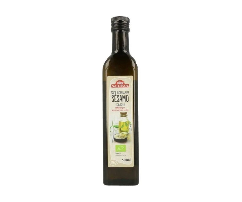 Aceite de sésamo bio 500 ml Natursoy